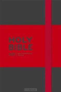 NIV POCKET BIBLE GREY/RED HARDCOVER - 9781444702125